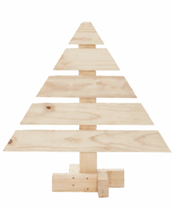 Reclaimed Medium Pallet Wood Christmas Tree - Rustic Holiday Decor
