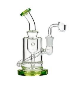 Recycler Dab Rig Bong - 16cm - Green