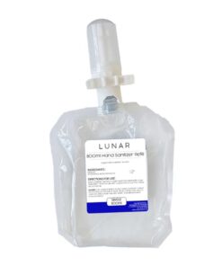 Refill cartridges for Lunar sanitizer dispensers (6 x 800ml cartridges)