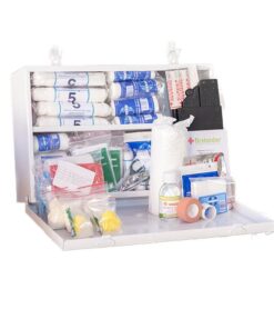 Regulation 7 First Aid Kit in White Metal Box