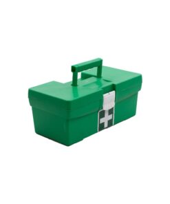 Regulation 7 Office First Aid Kit (Small) Inside Plastic Box - Green