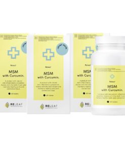 Releaf Msm with Curcumin Tablets 60 - Pack of 3