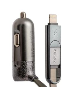 Remax Finchy 3.4A Single USB Car Charger - Grey