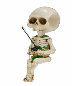 Resin Skeleton Ghost Incense Burner