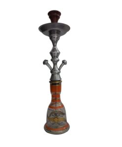 RICHMAN Egyptian Medium 2 Pipe Hookah - Orange