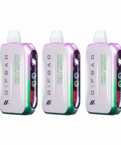 Rifbar Kiwi Passion Fruit Guava Turbo - X Disposable Vape (Pack of 3)