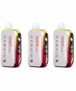 Rifbar Strawberry Banana Turbo - X Disposable Vape (Pack of 3)