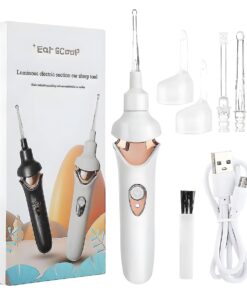 ROCILA Adult Ear-Picking Ear-Digging Ear Cleaner with Light - White