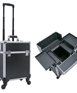 Rolling Trolley Train Makeup Box