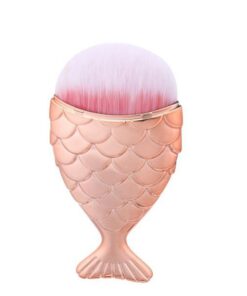 Rose Gold Foundation Makeup Brush