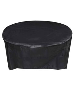 Round Outdoor Garden Table & Chair Cover (Size:185x110cm)