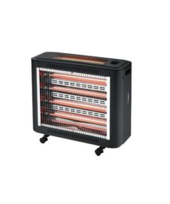 Royal Homeware Quartz Heater 5 Bar with Fan and Humidifier - Black (2000w)