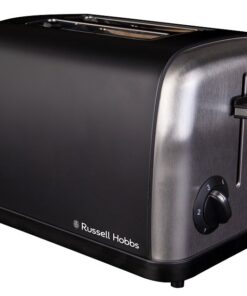 Russell Hobbs - 950W 2-Slice Toaster - Black, Silver
