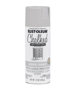 Rust-Oleum Chalked Paint Spray Aged Grey 340g