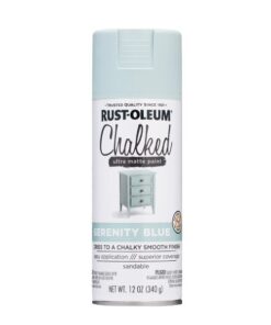 Rust-Oleum Chalked Paint Spray Serenity Blue 340g