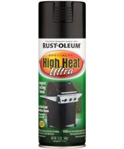 Rust-Oleum Spray Paint Hi Heat Ultra Enamel Black 340g