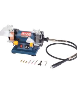 Ryobi - 120W Mini Bench Grinder - Blue