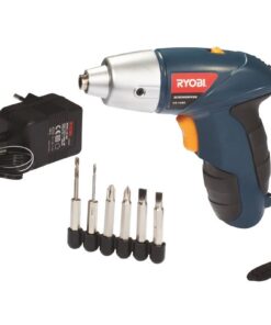 Ryobi Screwdriver 4.8V incl 6 bit piece blister & charger