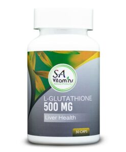 SA Vitamins L-Glutathione 500mg 30 Capsules