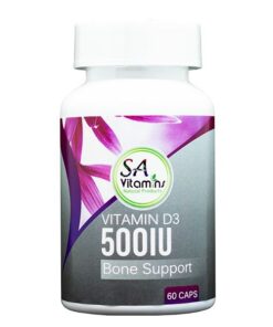 SA Vitamins - Vitamin D 500iu 60 Capsules