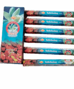SAC Vanilla Strawberry Incense Sticks (6 Packs of 20 Sticks Each)