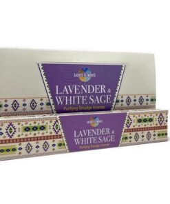 Sacred Elements Incense Sticks - Lavender & White Sage - 12 Pack