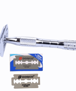 Safety Razor Yaqi Classic Chrome and 5 Blades