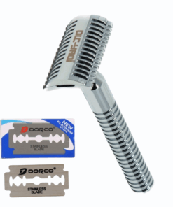 Safety Razor Yaqi Stamford Chrome and 5 Blades