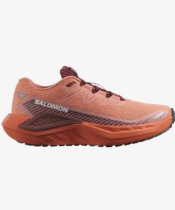 Salomon - Women's DRX Defy GRVL Trail Running Shoes - CANYON CLAY/GINGER/FORED BRICK - UK 4