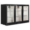 Salvadore Back Bar Cooler - Triple Hinged Door