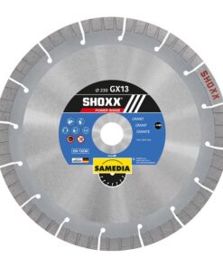 Samedia Diamond Blade 230mm Segmented Ind Granite Long Life Shoxx Gx13