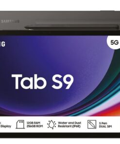 Samsung Galaxy Tab S9 5G (X716) 11" 256GB Tablet + Samsung Screen Protector