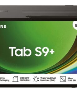 Samsung Galaxy Tab S9+ 5G (X816) 12.4" 256GB Tablet + Samsung Screen Protector