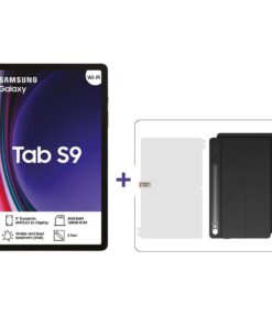 Samsung Galaxy Tab S9 (X710) 11" Wi-Fi Only 128GB Tablet + Screen Protector + Book Cover