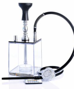 Santorini Acrylic Square 2 Pipe Premium Hookah