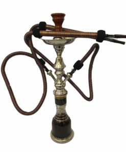 Santorini Hookah Pipe - 3 Pipe Large - Black