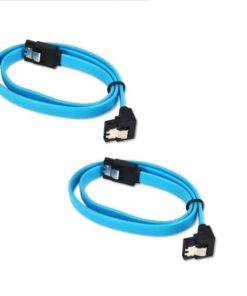 SATA 3 90 Degree Data Cable - 2 Pack