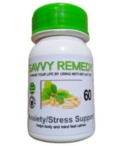 Savvy Remedy - Anxiety/Stress Support - 60 capsules