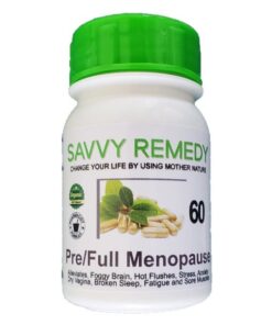 Savvy Remedy - Pre/Full Menopause - 60 Capsules