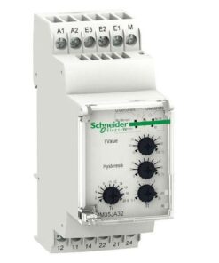 Schnieder, Current Monitoring Relay, DPDT, 5 A, DIN Rail, 250 VAC