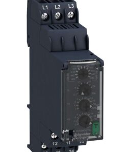 Schnieder, Phase Monitoring Relay, DPDT, 8 A, DIN Rail, Screw, 250 VAC