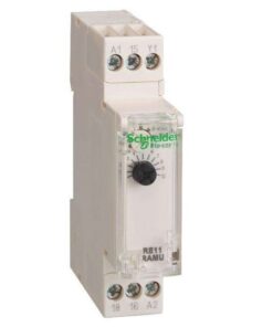 Schnieder, Time Delay Relay, 24 VDC, 1 s, 100 h, SPDT, 8 A