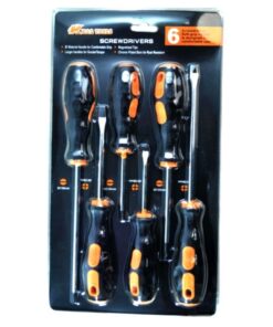 Screwdriver Set Black Tip 6 Piece