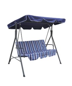 Seagull Chill-Out Garden Swing Blue Stripe Design
