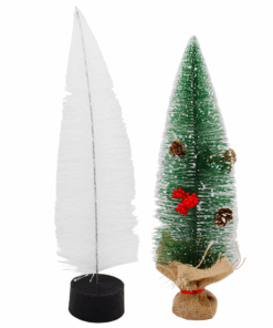 Set 2/Christmas Decorative Tree/Christmas Table DÃ©cor Tree White/Gift Set