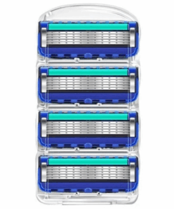 Shaving Blades for Gillette Fusion - 4 Pack - Premium Generic Blade System