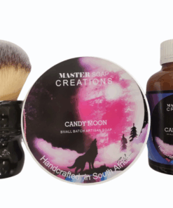 Shaving Soap & Aftershave Splash & Shaving Brush Combo Candy Moon