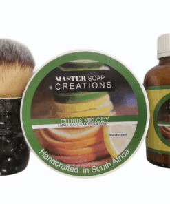 Shaving Soap & Aftershave Splash & Shaving Brush Combo Citrus Melody