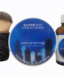 Shaving soap & aftershave splash & shaving brush combo Night On The Town