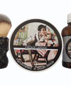 Shaving Soap & Aftershave Splash & Shaving Brush Combo Vintage Lapidus